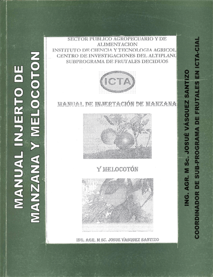 Manual injerto de manzana y melocotón (2006)